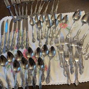 Marseille’s Vintage Flatware Rose Pattern Made in Japan Gorgeous Flatware